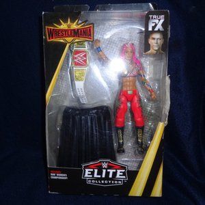 WWE Wrestlemania Elite Sasha Banks w/Raw Championship Women's Belt Action Figure